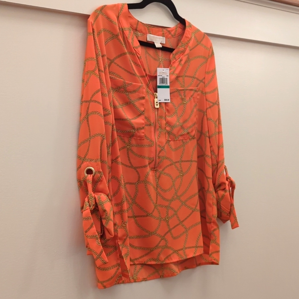 Michael Kors NWT Blouse. size large 4.99 shipping - Picture 5 of 7